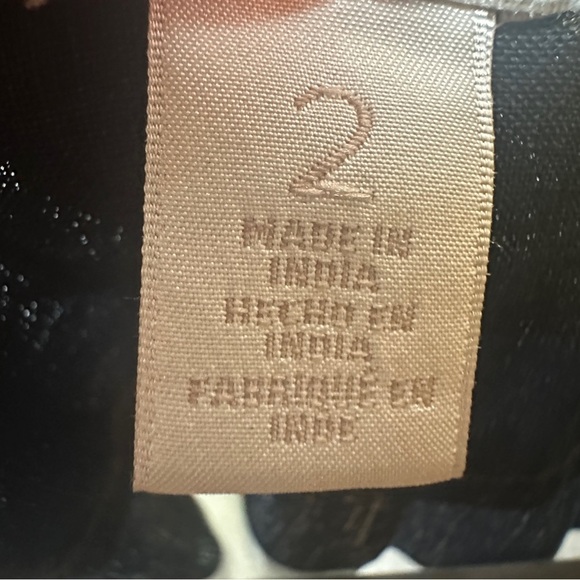 Chico’s Linen Hidden Button Multicolor Stripe Long Sleeve Tunic Size 2 Large - Picture 7 of 10